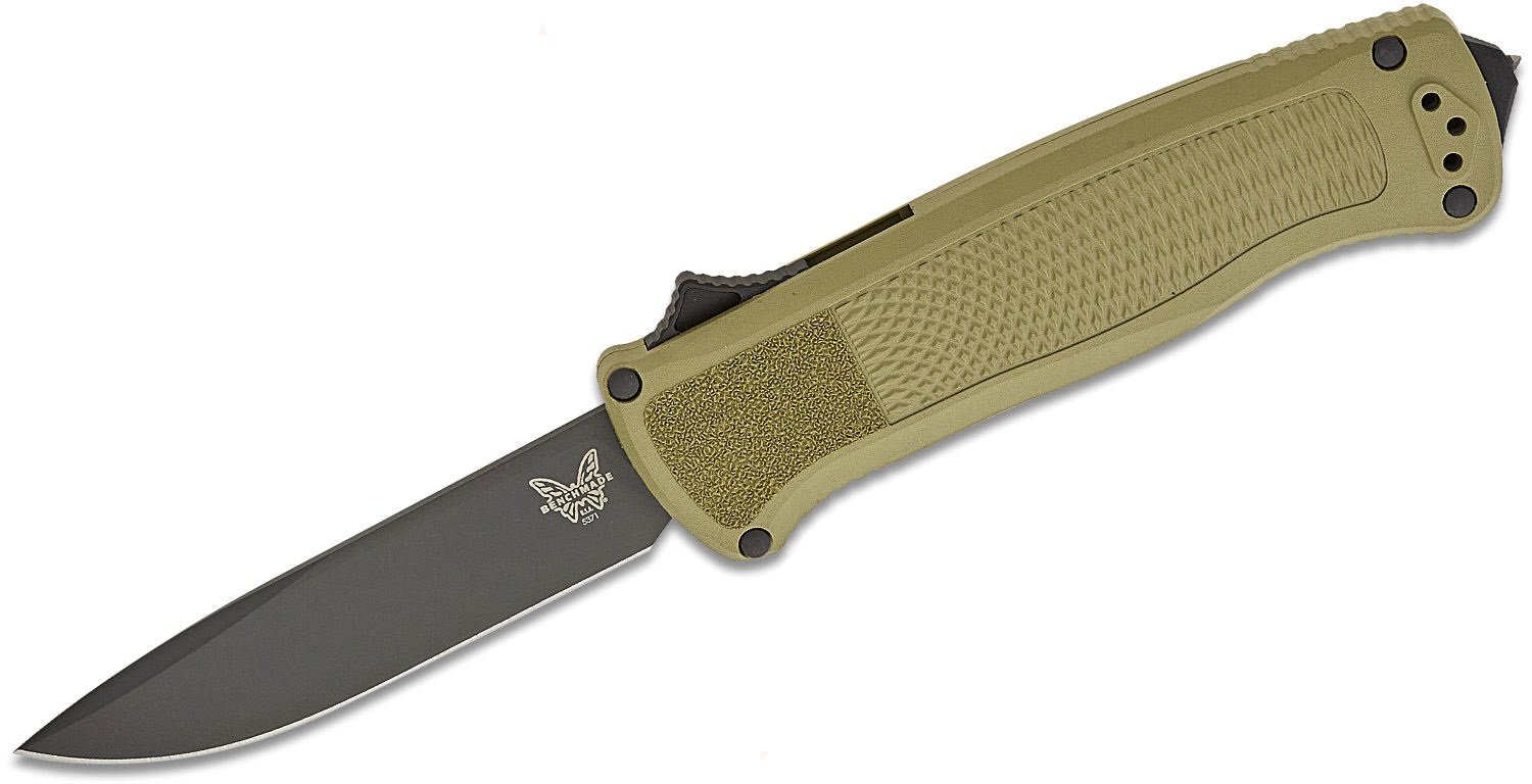 Benchmade Shootout OTF Drop Point Knife, Ranger Green - 5371BK-01 - Benchmade