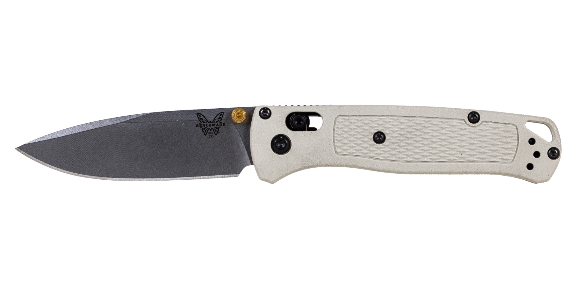 Benchmade Bugout Folding Drop Point Knife, Tan - 535-12 - Benchmade