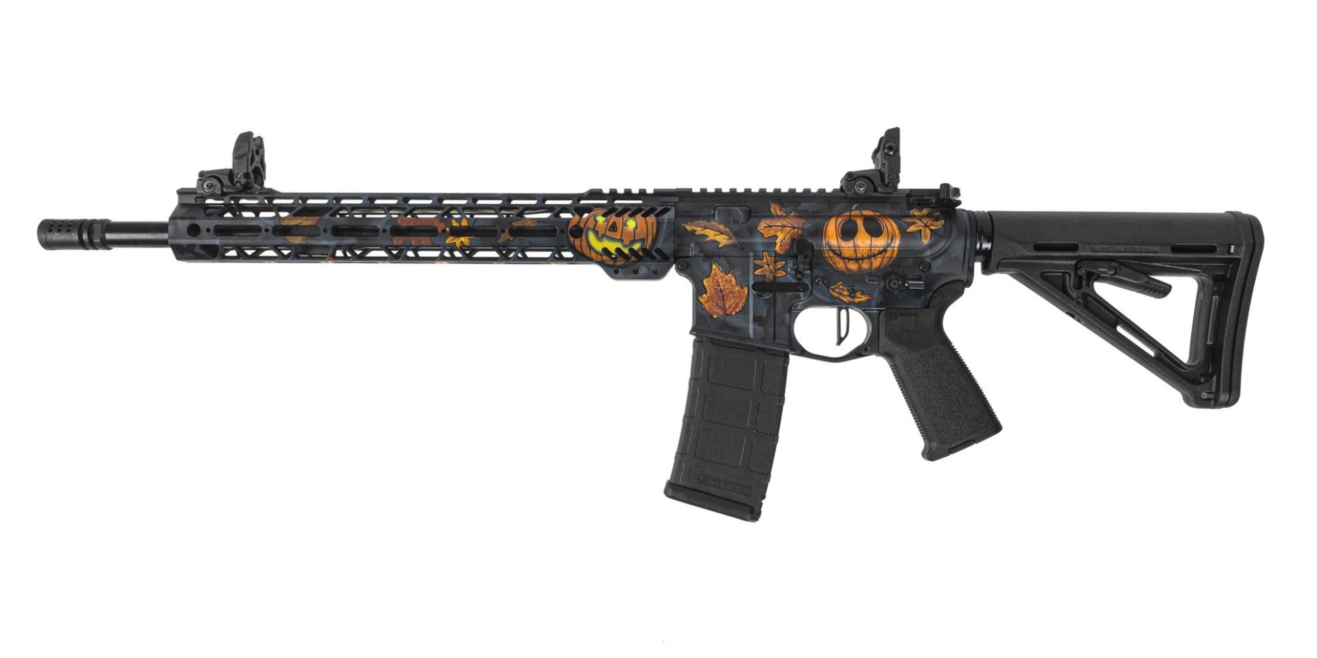 PSA Custom 5.56 NATO 16" Rifle w/ 13.5" MLOK, Jack O' 15 - Psa Custom