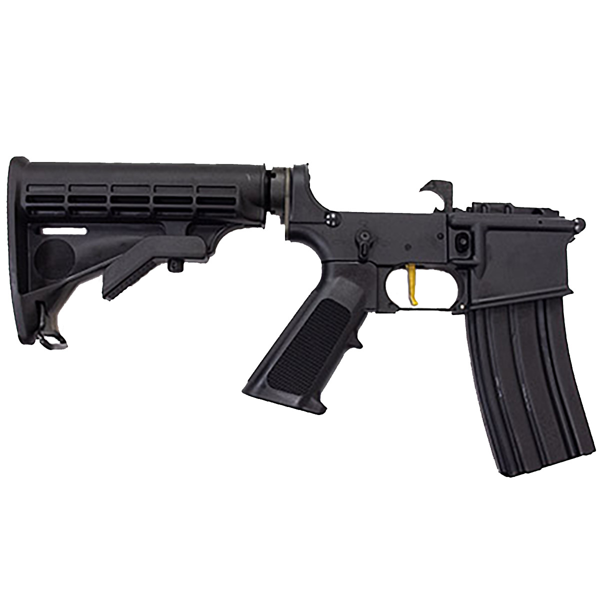 Franklin Armory M4-BLR Lower Receiver w/Binary Straight Gold Trigger, Multi - FAR00-20019-TIN - Franklin Armory
