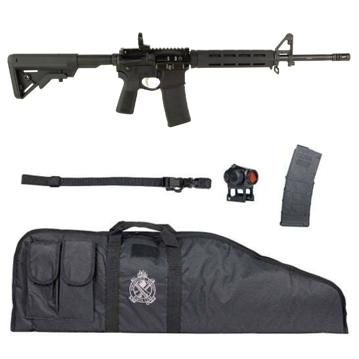 Springfield Saint AR-15 5.56 NATO MLOK 16" 30rd Rifle Gear Up - ST916556B-B5-GU23 - Springfield Armory