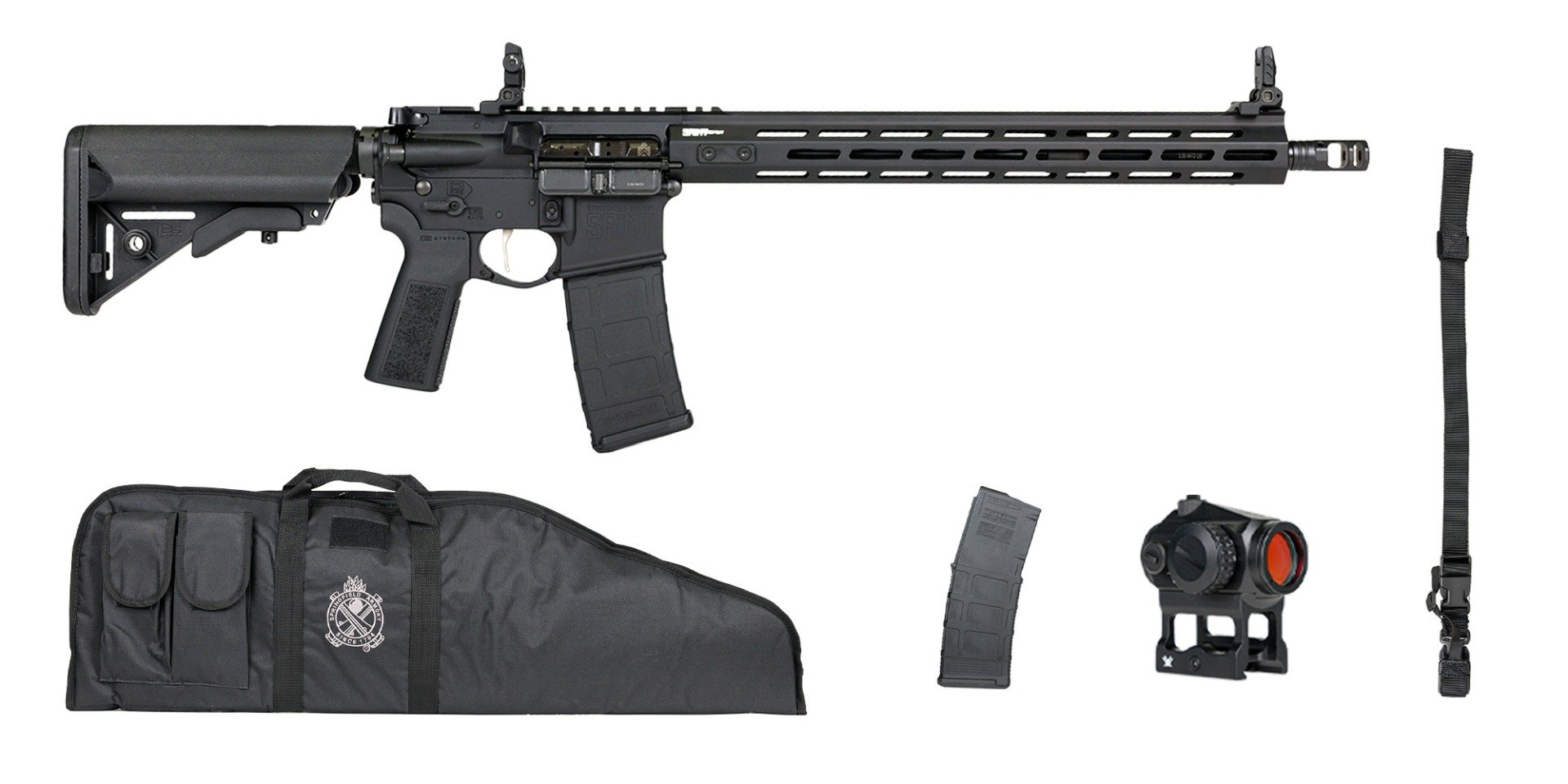 Springfield Saint Victor AR-15 5.56 NATO 16" 30rd Rifle Gear Up Bundle- STV916556B-B5-GU23 - Springfield Armory
