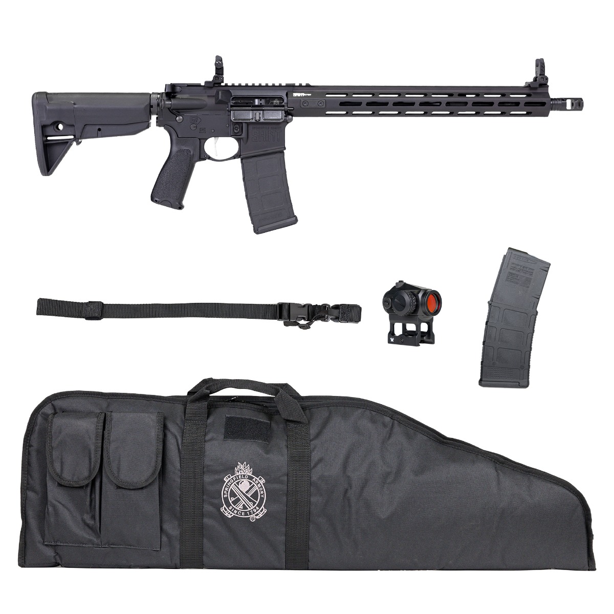 Springfield Saint Victor 5.56 NATO 16" 30rd Rifle Gear Up Bundle - STV916556B-GU23 - Springfield Armory