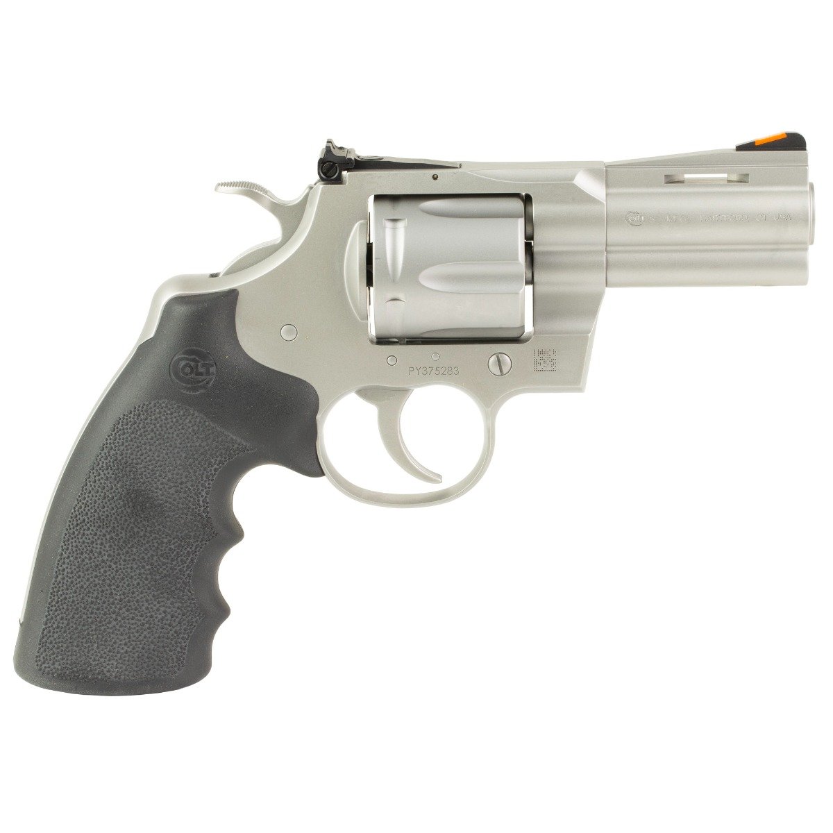 Colt Pistol Python .357 Magnum 3" 6rd Revolver, Stainless Steel - PYTHON-SM3RTS - Colt