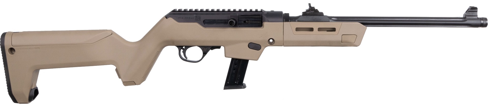 Ruger PC Carbine Takedown 16.25" 17rd 9mm Rifle, FDE - 19132 - Ruger