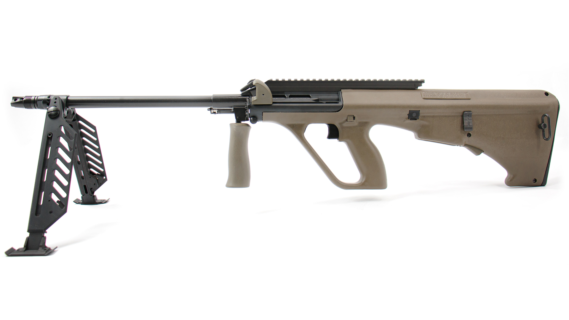Steyr AUG HBAR 5.56 NATO 42rd 24" Rifle w/ Bipod, Olive Green - AUGM1GRNEXT24 - Steyr Arms