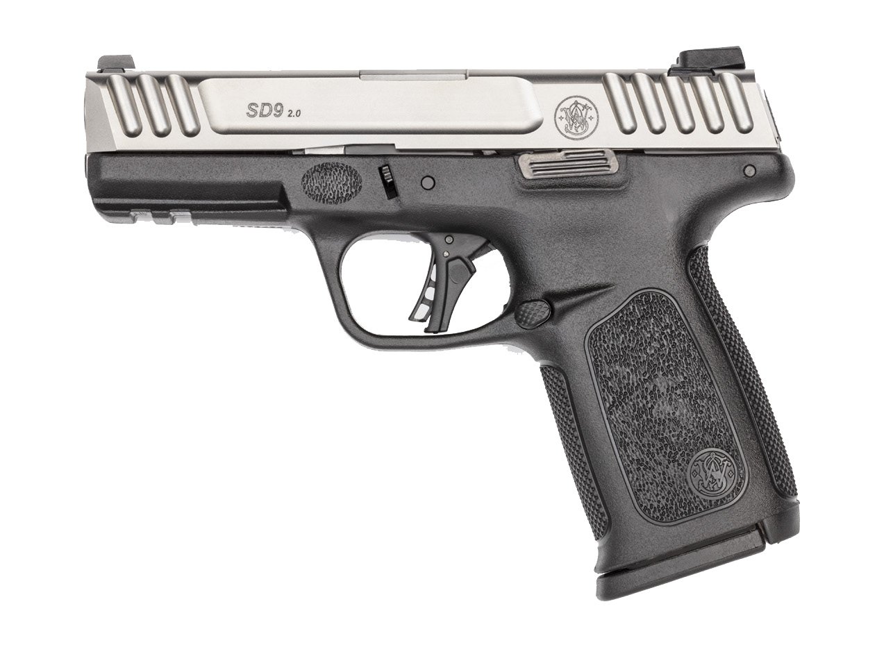 Smith & Wesson SD9 2.0 9mm 4" 16rd Pistol, Black / SS - 13931 - Smith & Wesson