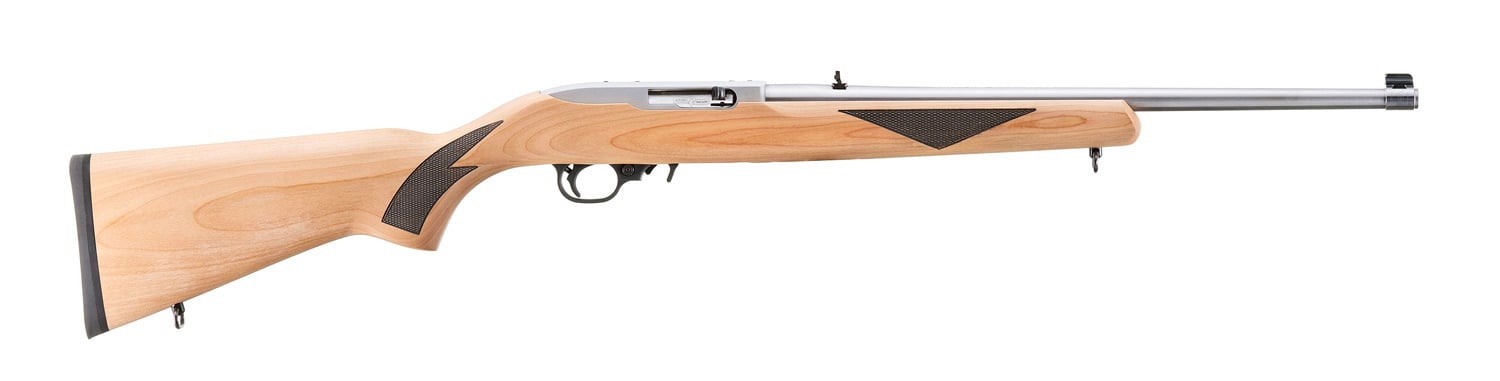 Ruger 10/22 Sporter 10rd 18.5" .22LR Rifle, Natural Hardwood - 41275 - Ruger