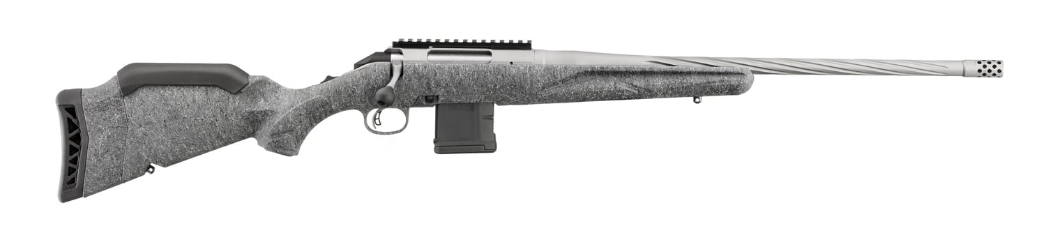 Ruger American Gen II 20" 10rd .223 Rem Rifle, Gray Splatter - 46909 image