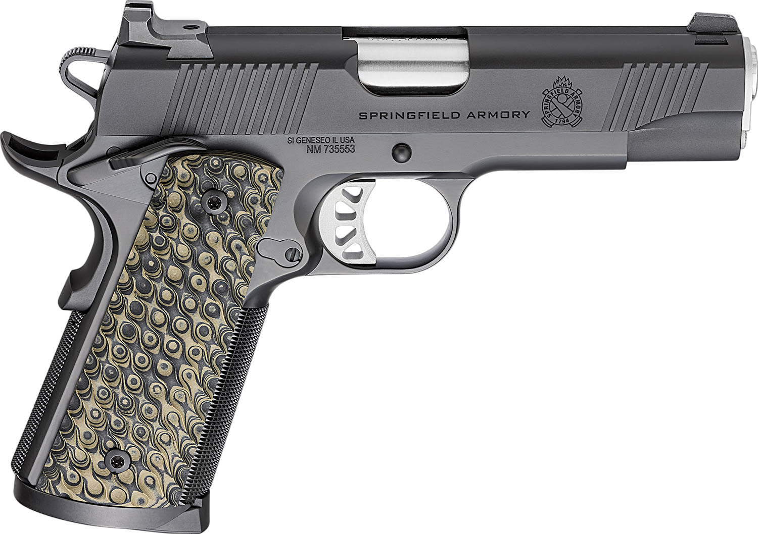 Springfield 1911 TRP Classic .45 ACP 4.25" 8rd Pistol, Black - PC9124 - Springfield Armory