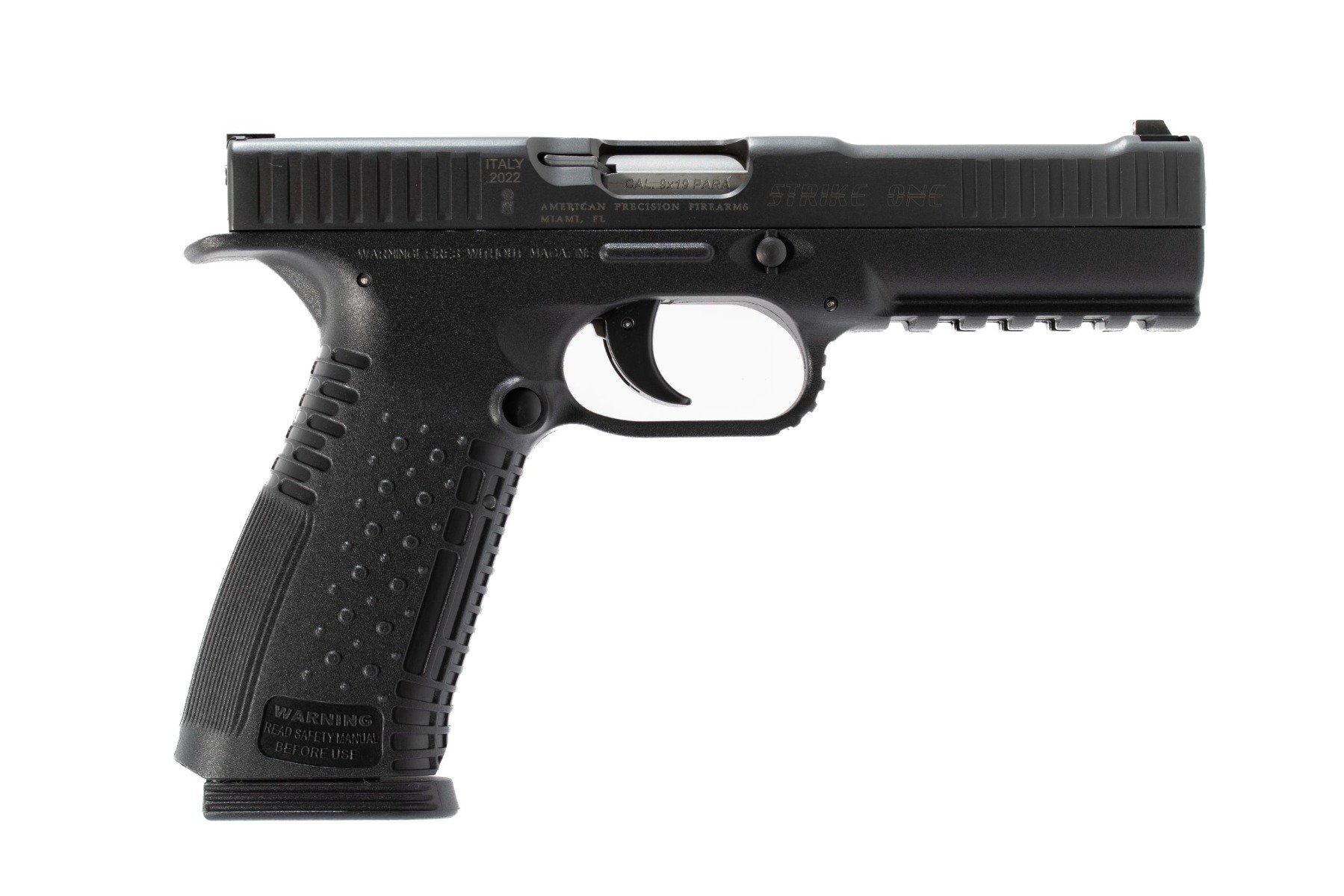 APF Strike One 9mm 5" 17rd Pistol, Black - AFS1-9-BK-17 - American Precision Firearms