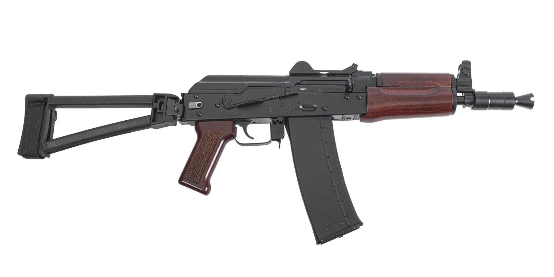 Soviet Arms 5.56 Krink Triangle Side Folding Pistol, Redwood - Palmetto State Armory