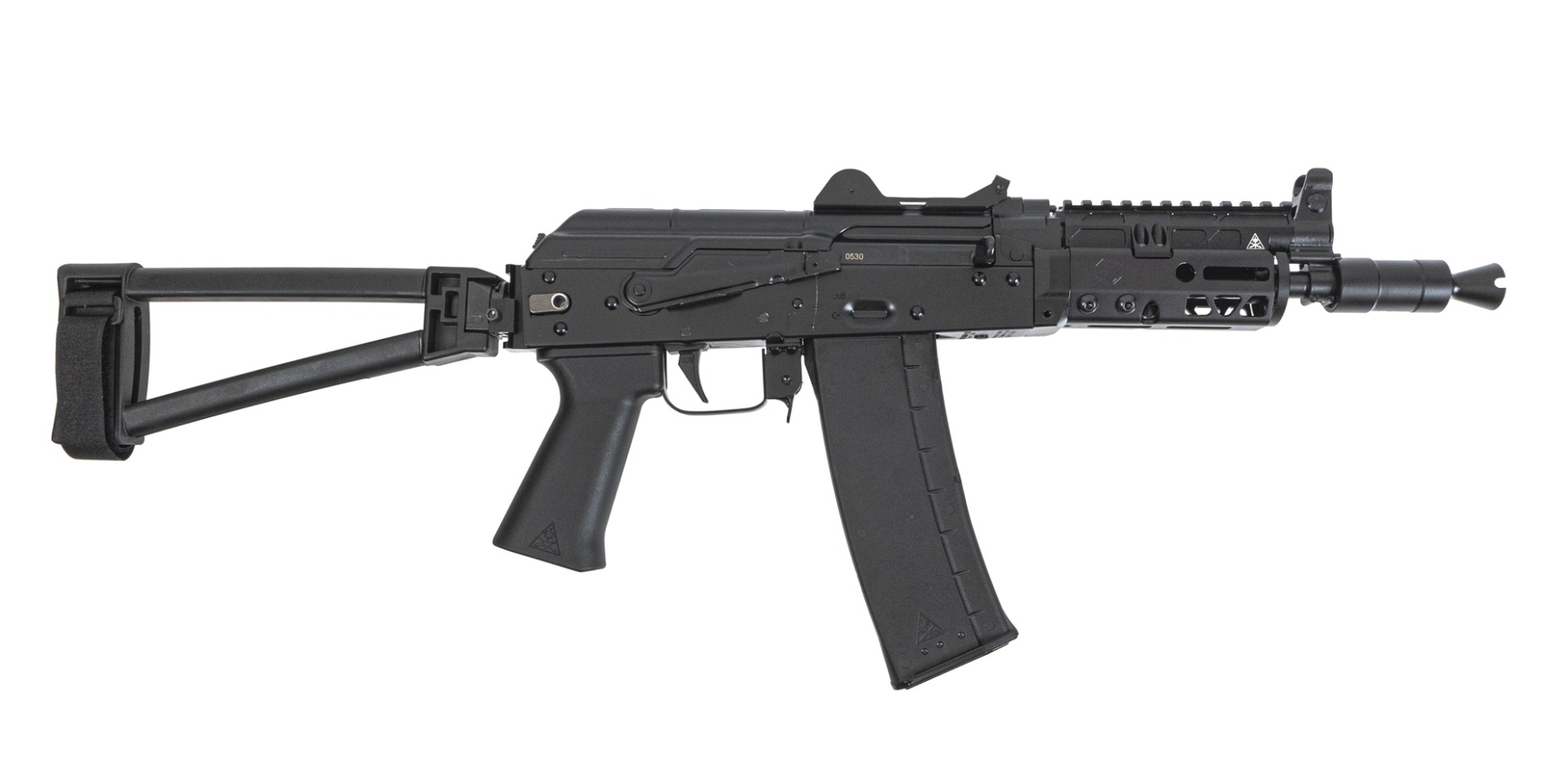 Soviet Arms 5.56 Krink Triangle Side Folding Pistol, JMAC Rail, ALG, and Soviet Arms Grip - Palmetto State Armory