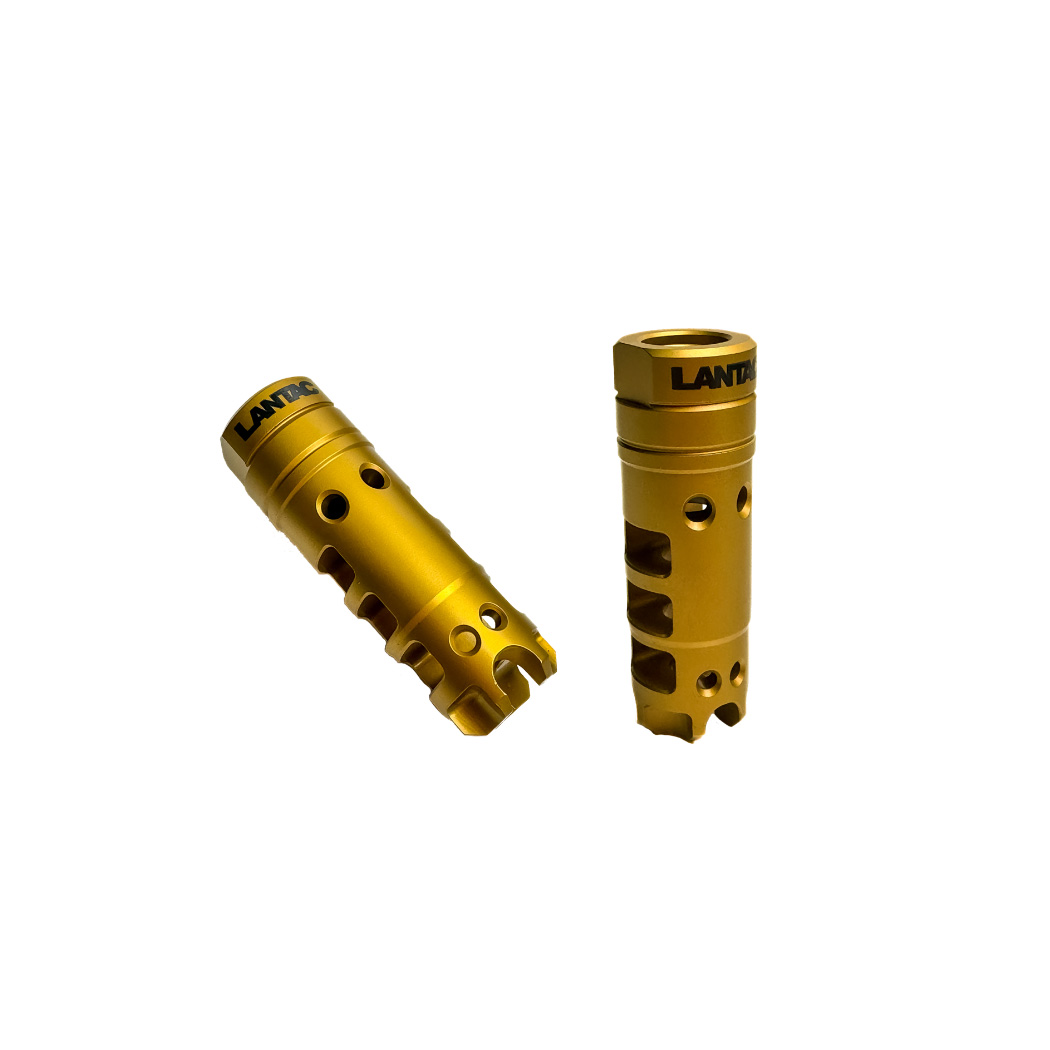 Lantac Dragon Muzzle Break, Gold - DGN556B-TIN