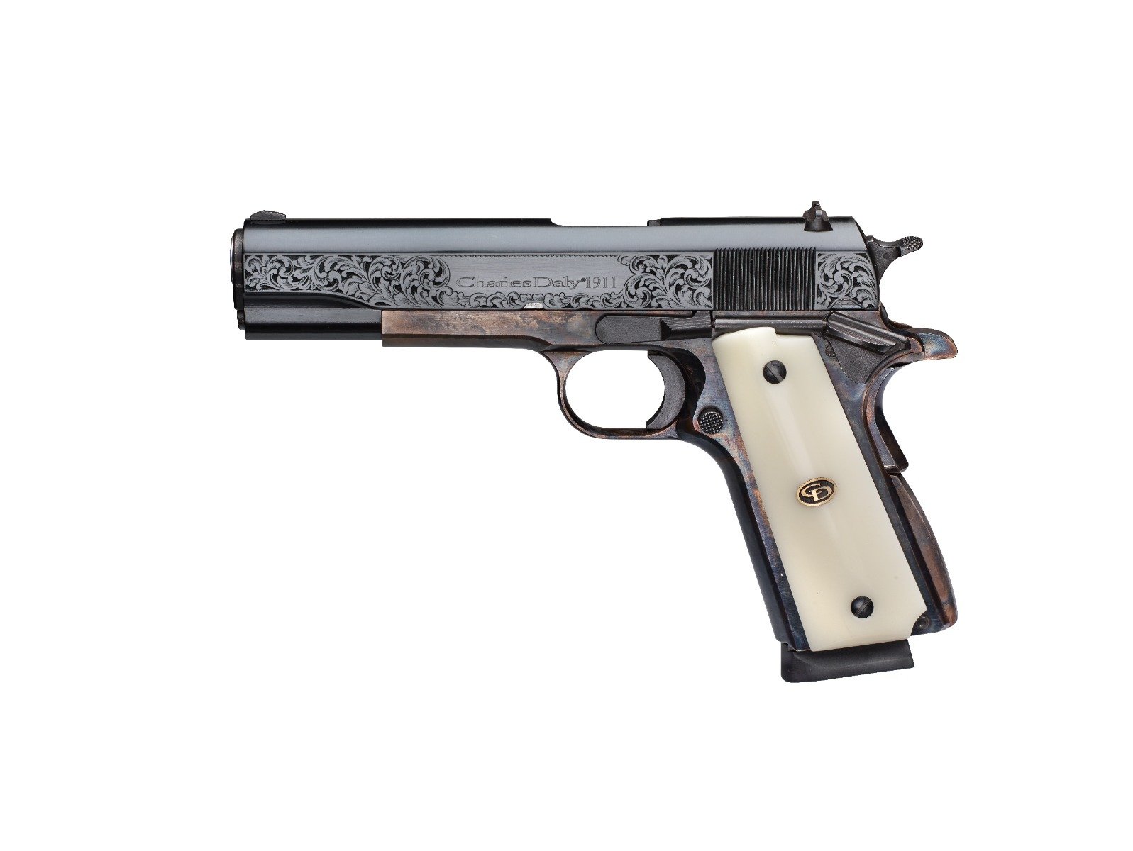 Charles Daly 1911 Field .45 ACP 5" 8rd Pistol, Color Case Hardened - 440.201 - Charles Daly