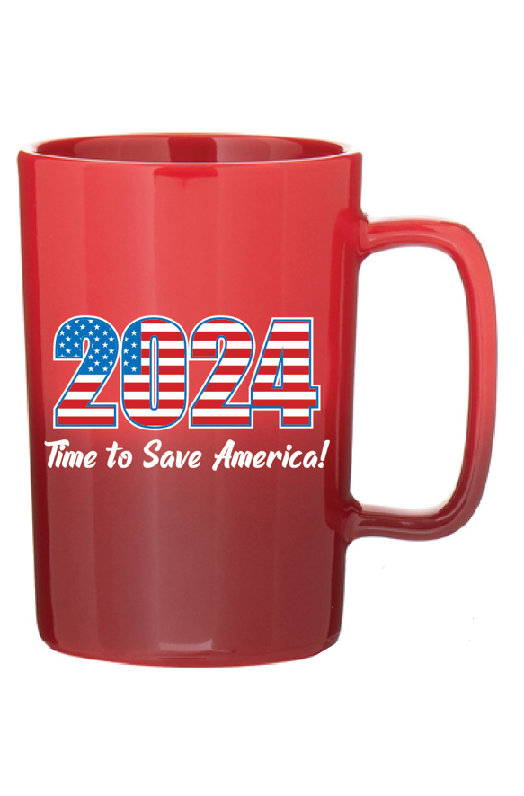 Caliber Coffee "2024 Save America" Coffee Mug 14oz - Caliber Coffee