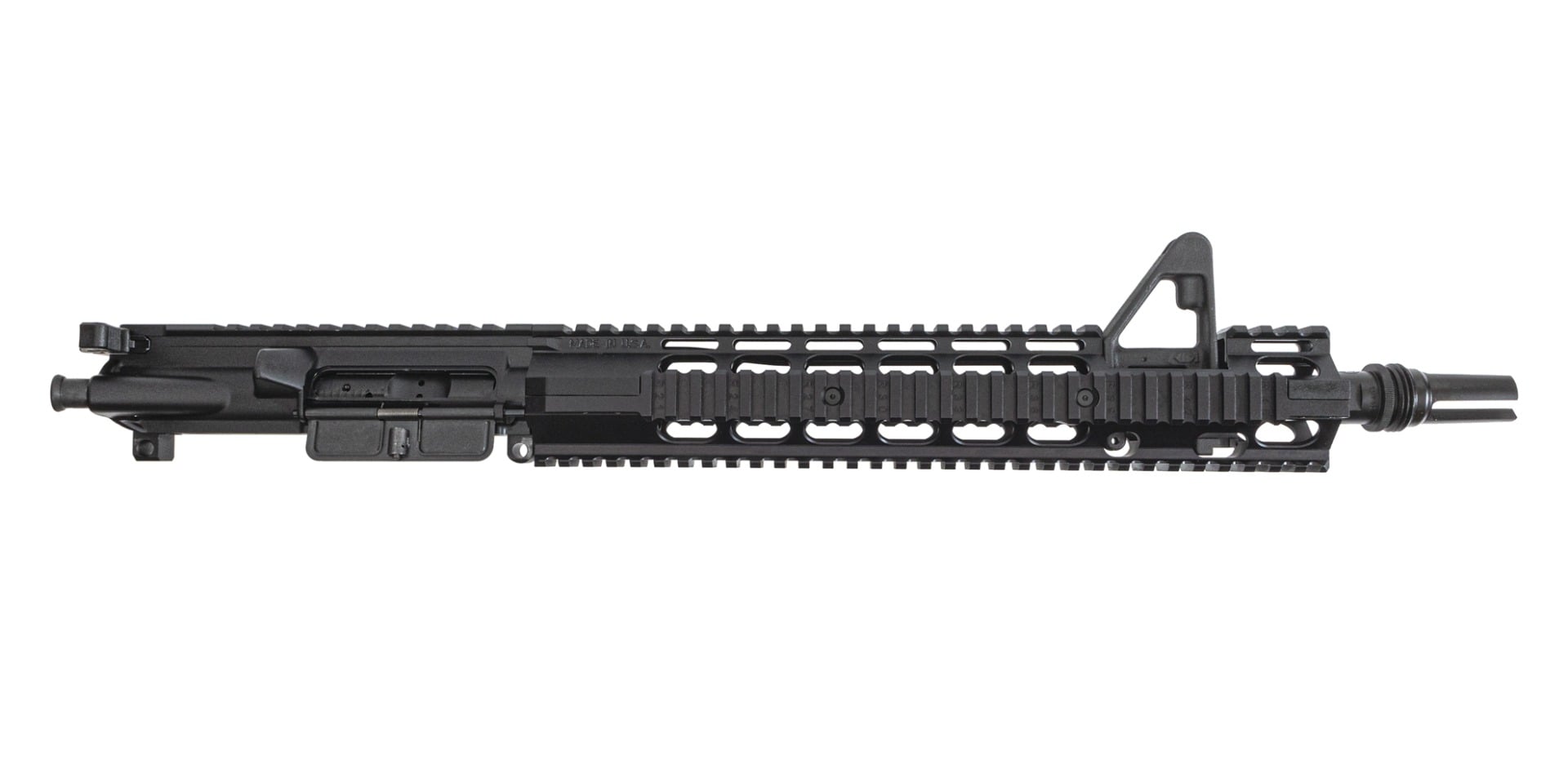 PSA "Sabre" Forged 13.7" Mid-Length 5.56 FSB with 13" Two-Piece Quad Rail and SilencerCo ASR - Long Pin and weld - Palmetto State Armory