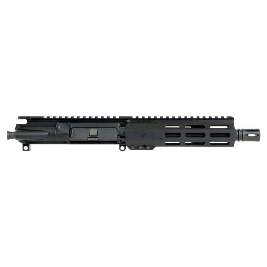 PSA 7.5" Pistol-length 300AAC Blackout Nitride 7" Hex M-Lok Upper - w/o BCG or CH - Palmetto State Armory