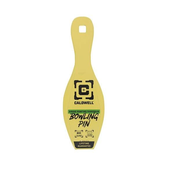 Caldwell AR500 Bowling Pin Target, Yellow - Caldwell