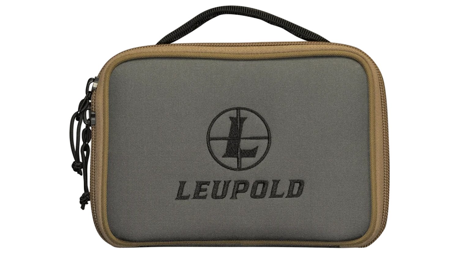 Leupold Rendezvous 9.75" x 7" x 3" Small Pistol Case, Gray/Tan - Leupold