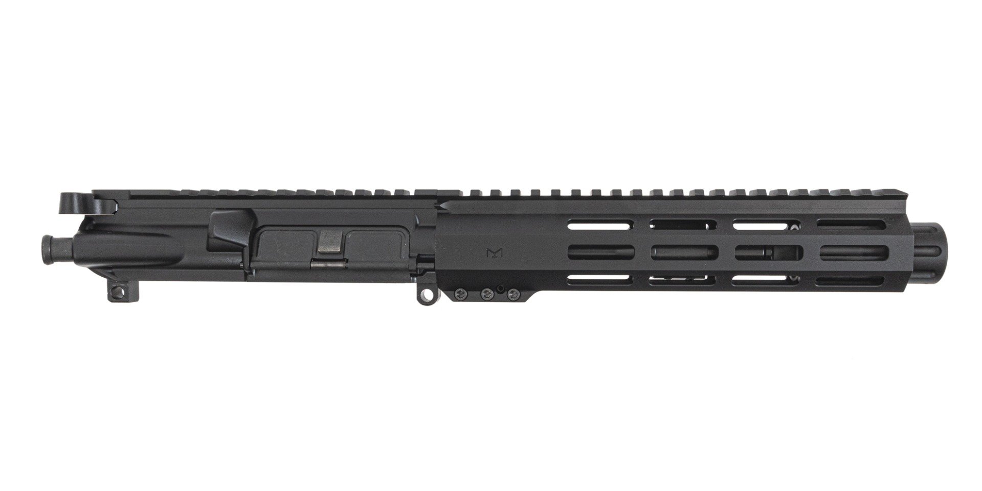 PSA 7" 5.56 NATO 1/7 Nitride 9" Lightweight Hex M-Lok Upper W/BCG, CH, & Fluted Flash Can - Palmetto State Armory