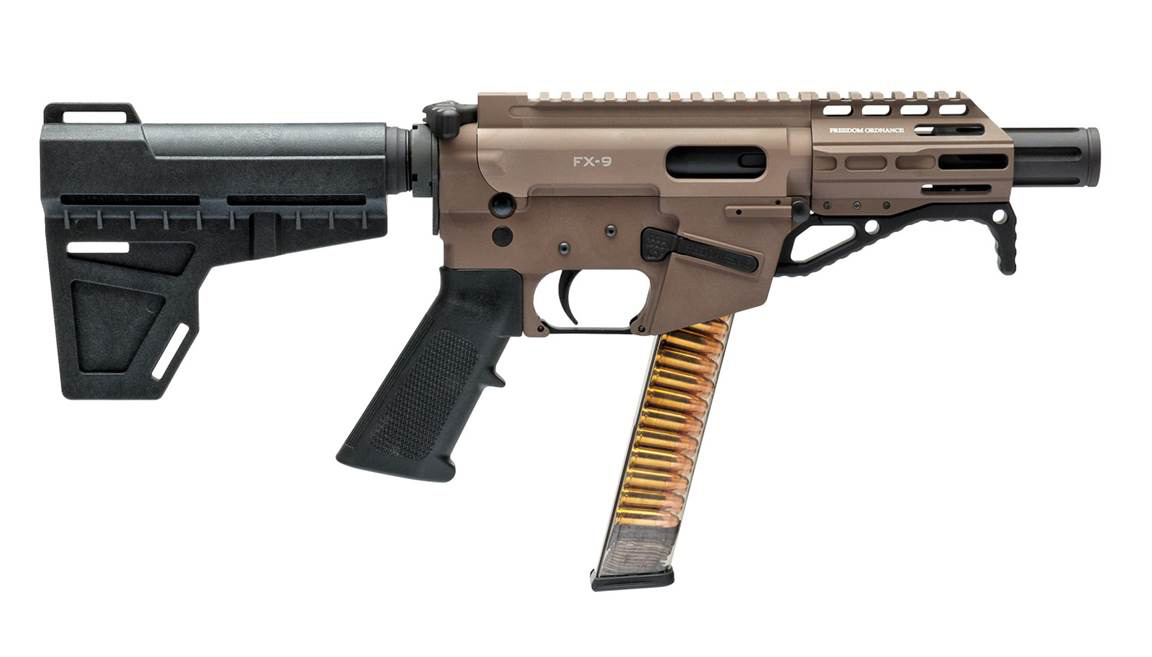 Freedom Ordnance FX-9 9mm 4" 30rd Pistol, Flat Dark Earth - FX9P4FDE - Freedom Ordnance