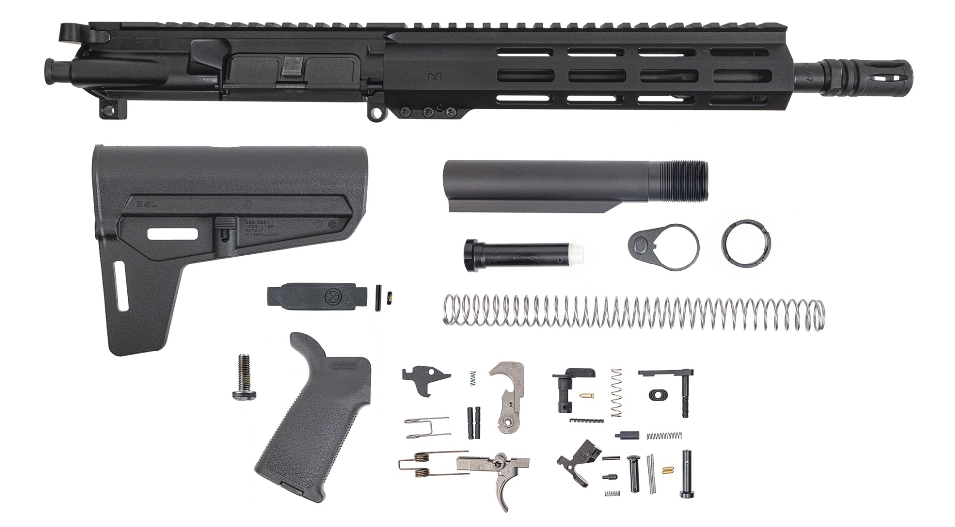 BLEM PSA 10.5" 5.56 NATO 1/7 Phosphate 9" Lightweight Hex M-Lok MOE EPT BSL Pistol Kit - Palmetto State Armory