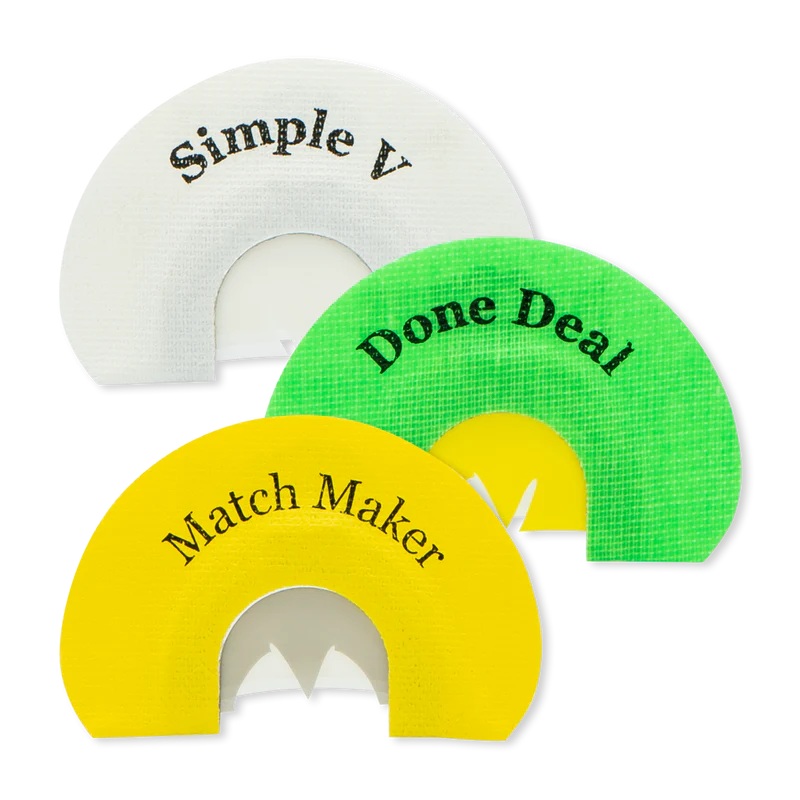 Rolling Thunder Classic Collection Turkey Mouth Call Multi Pack, 3 Pack - TC999-CLASSIC - Rolling Thunder Game Calls