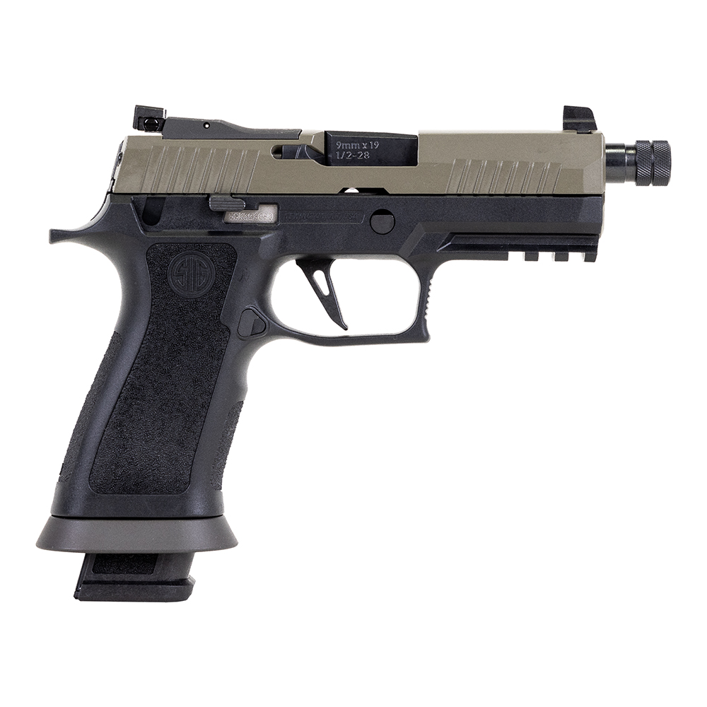 Sig P320 Two-Tone Pistol 9mm Moss Green/Gray 21rds Suppressor Ready 4.6" - 320XCA-9-MGXR3-TB-R2 - Sig Sauer