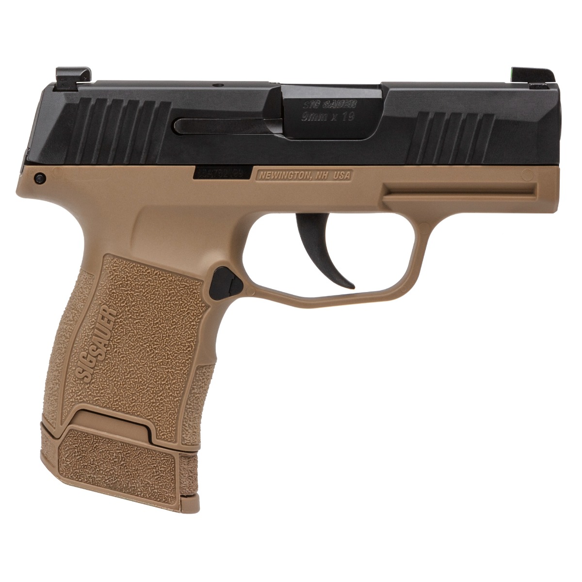 Sig Sauer P365 TACPAC 9mm 3.1" 17rd Pistol w/ 3 Mags & Holster, Coyote/Black - 365-9-RTXR3P-C-TACPAC - Sig Sauer