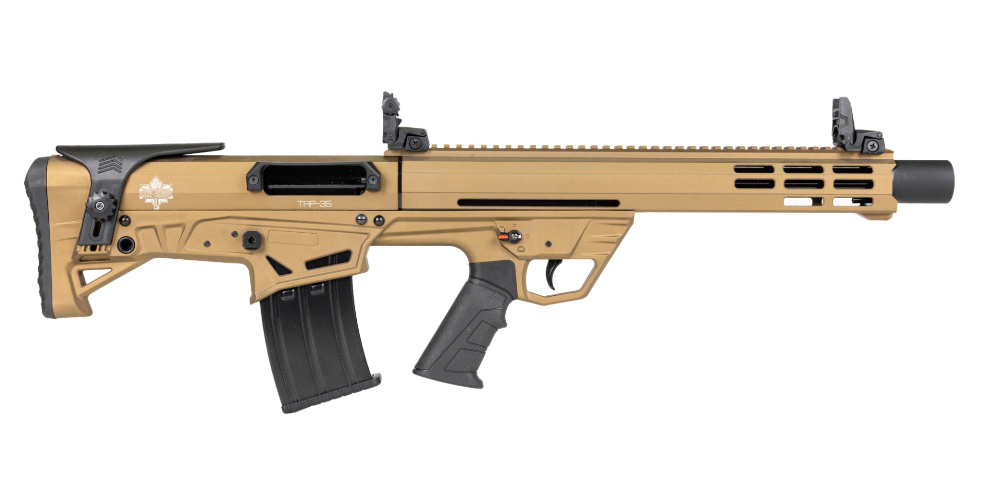 Revolution Armory TRP-35 12 Gauge 18.5" 5rd Bullpup Shotgun, Bronze - RA12BSBRZ - Revolution Armory