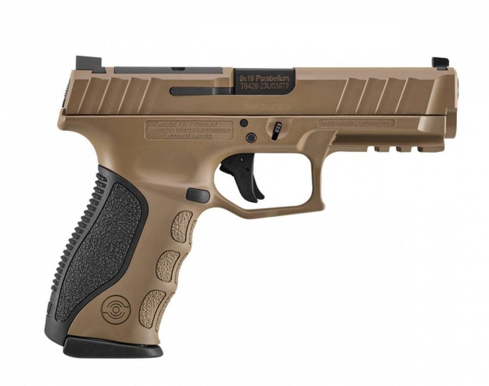 Stoeger STR-9 Mid-Size Pistol - Optic Ready - FDE - 9mm - 15rds - 4.46" - 317A22 - Stoeger