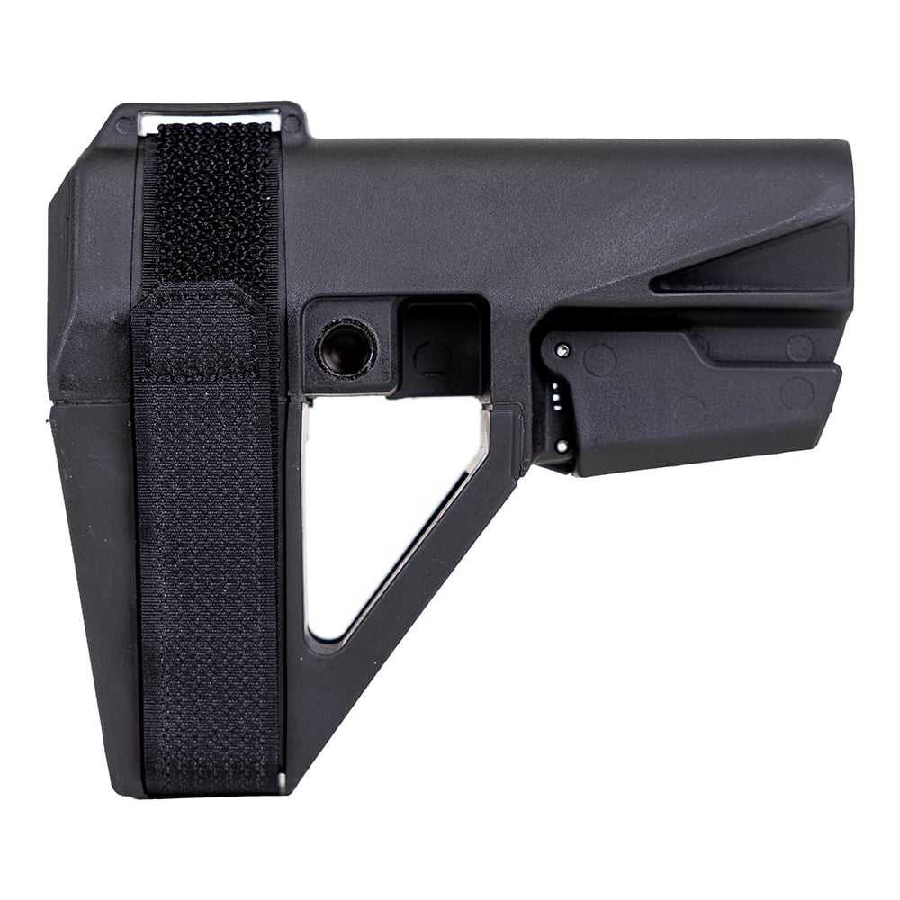 SB Tactical SBA5 5-Position Adjustable Pistol Brace, Black - SBA5X-01-SB - Sb Tactical