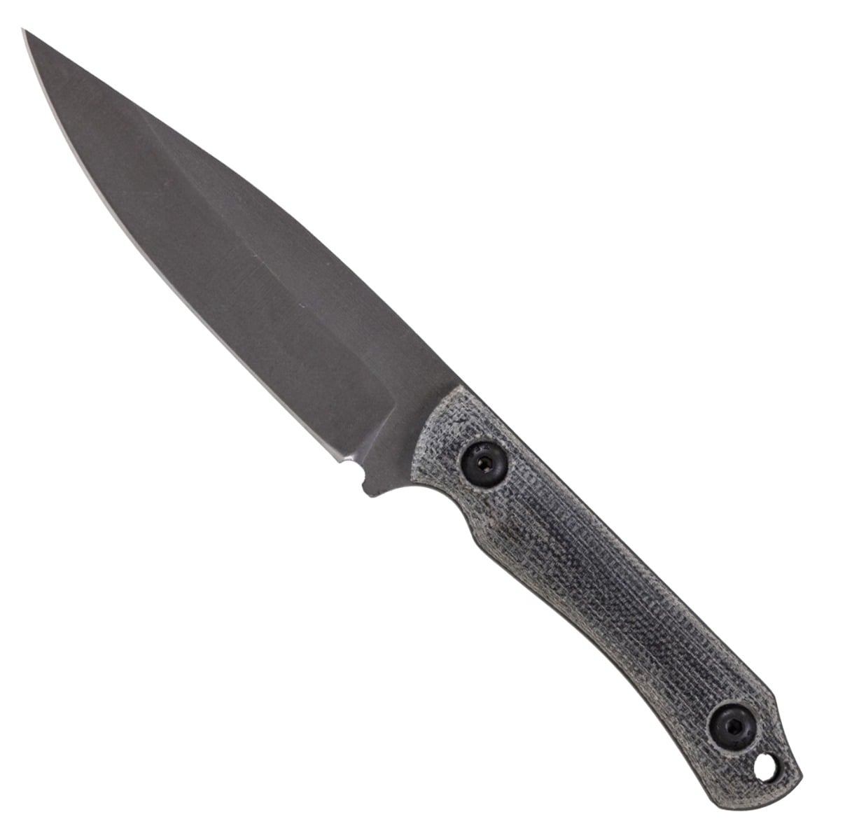Kronos Crossfade Fixed Blade Knife, Black - Kronos