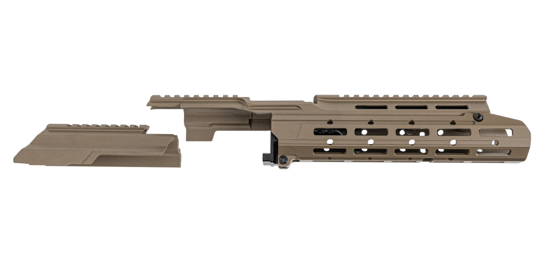 Sureshot Armament 5 Slot Rifle Chassis, FDE - Sureshot Armament