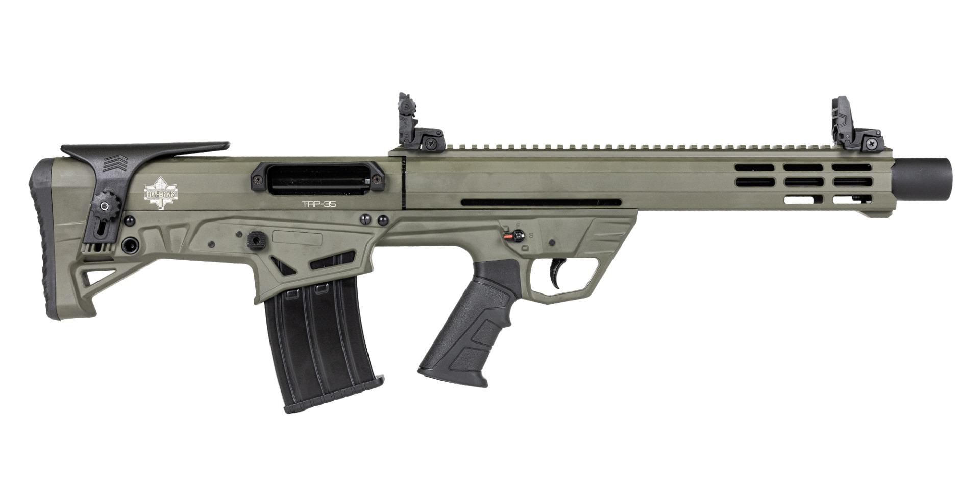 Revolution Armory TRP-35 12 Gauge 18.5" 5rd Bullpup Shotgun, OD Green - RA12BSOD - Revolution Armory