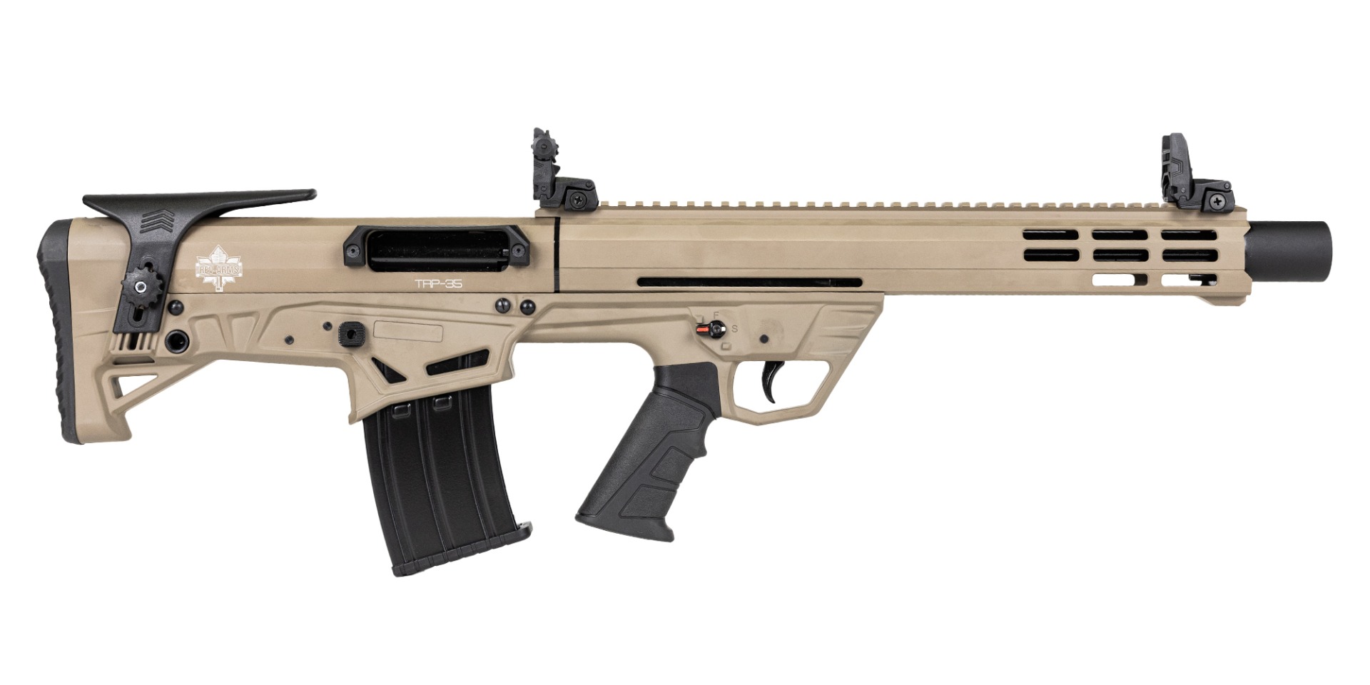Revolution Armory TRP-35 Bullpup 12 Gauge 18.5" 5rd Shotgun, Flat Dark Earth - RA12BSFDE - Revolution Armory