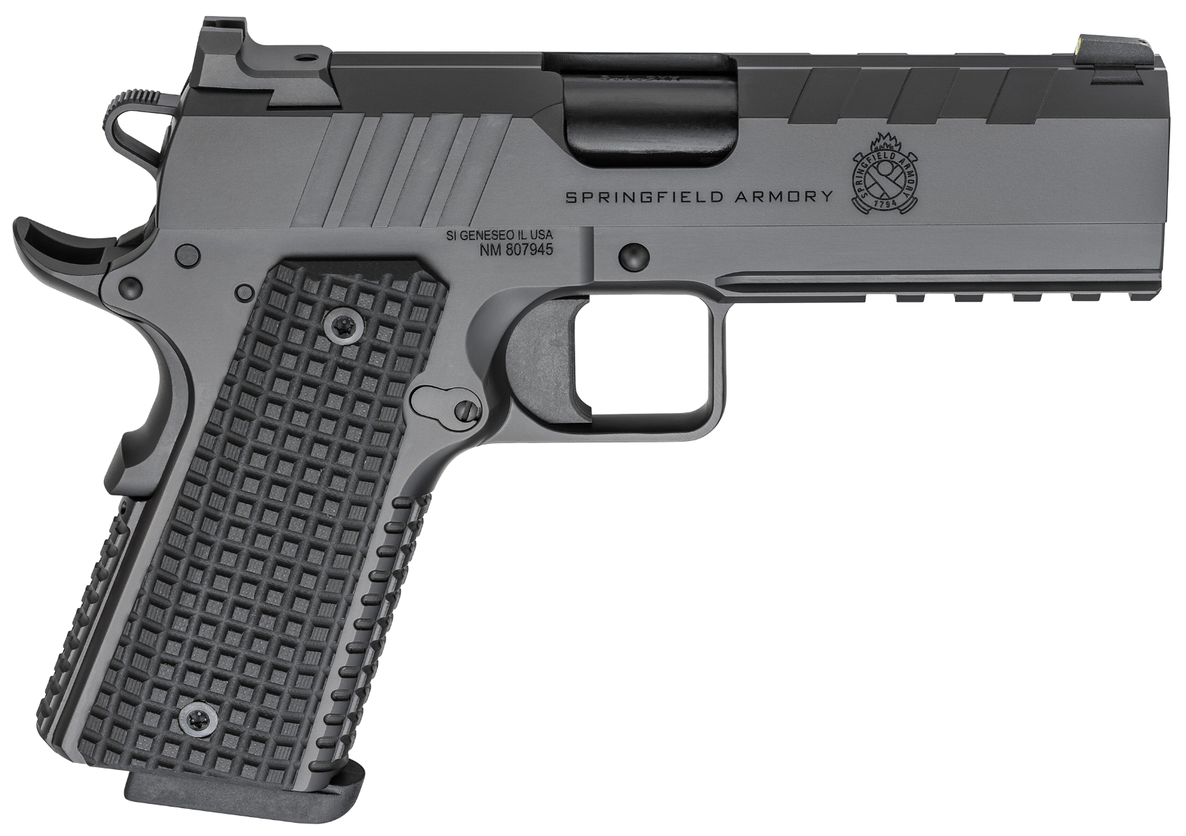 Springfield 1911 Emissary 9mm 4.25" 9rd Pistol, Black - PX9227L - Springfield Armory