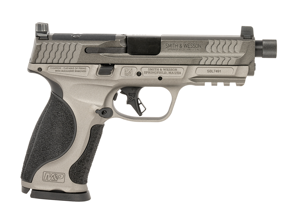 S&W M&P9 M2.0 Metal OR 9mm 4.625" 17rd Pistol, Gray - 14162 - Smith & Wesson