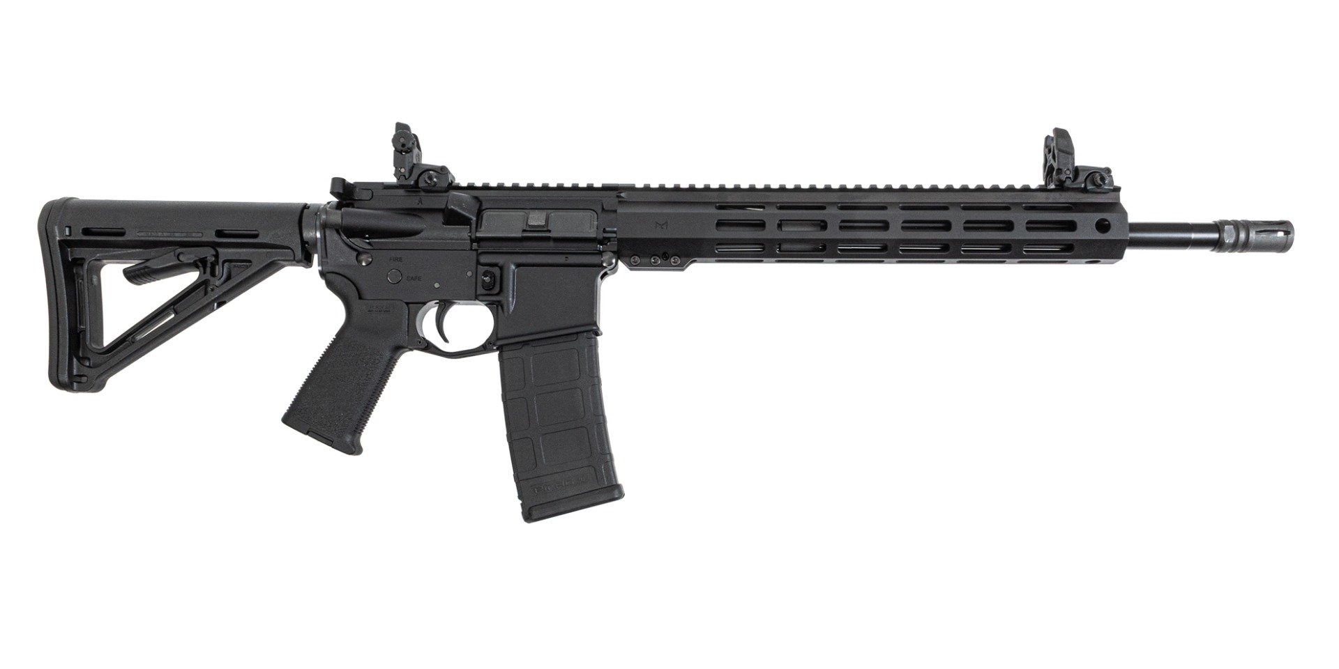 PSA .300 Blackout AR-15 Rifle 16" MOE 13" Lightweight Hex M-LOK w/ MBUS Sights - Palmetto State Armory