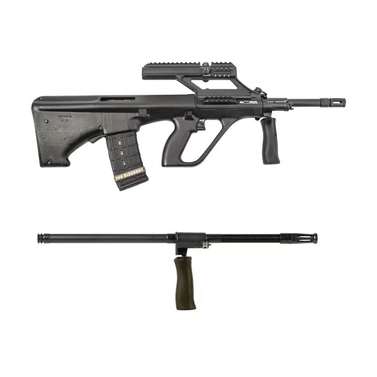 Steyr Aug A3 M1 .300AAC Rifle w/ Steyr Optic & Steyr Aug 20" Interchangeable .223/5.56 Barrel - Steyr Arms
