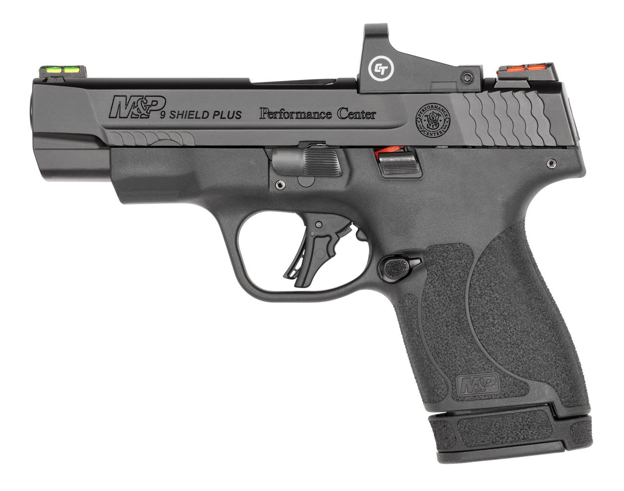 S&W M&P Shield Plus OR 9mm 3.1" 13rd Pistol w/ Crimson Trace Red Dot - 13951 - Smith & Wesson