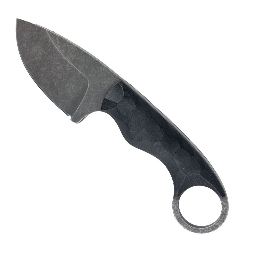 The Wizard Forge Black Gremlin Fixed Blade Knife - GREBLK001