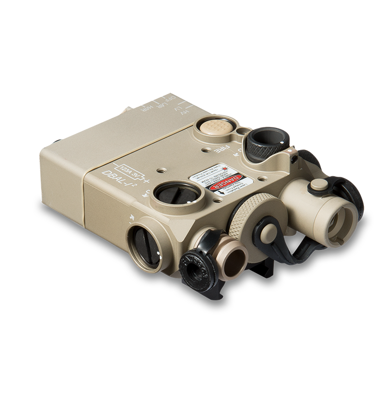 Steiner DBAL-I2 Infrared Aiming Laser w/ IR LED Illuminator, Desert Tan - 9006-R - Steiner