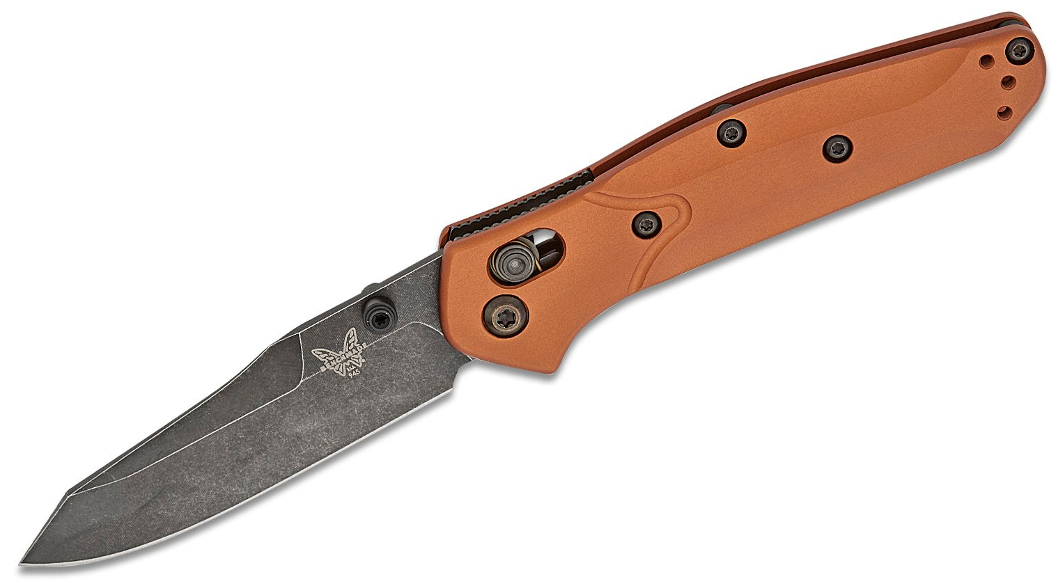 Benchmade Mini Osborne Folding Reverse Tanto Knife, Burnt Copper - 945BK-03 - Benchmade