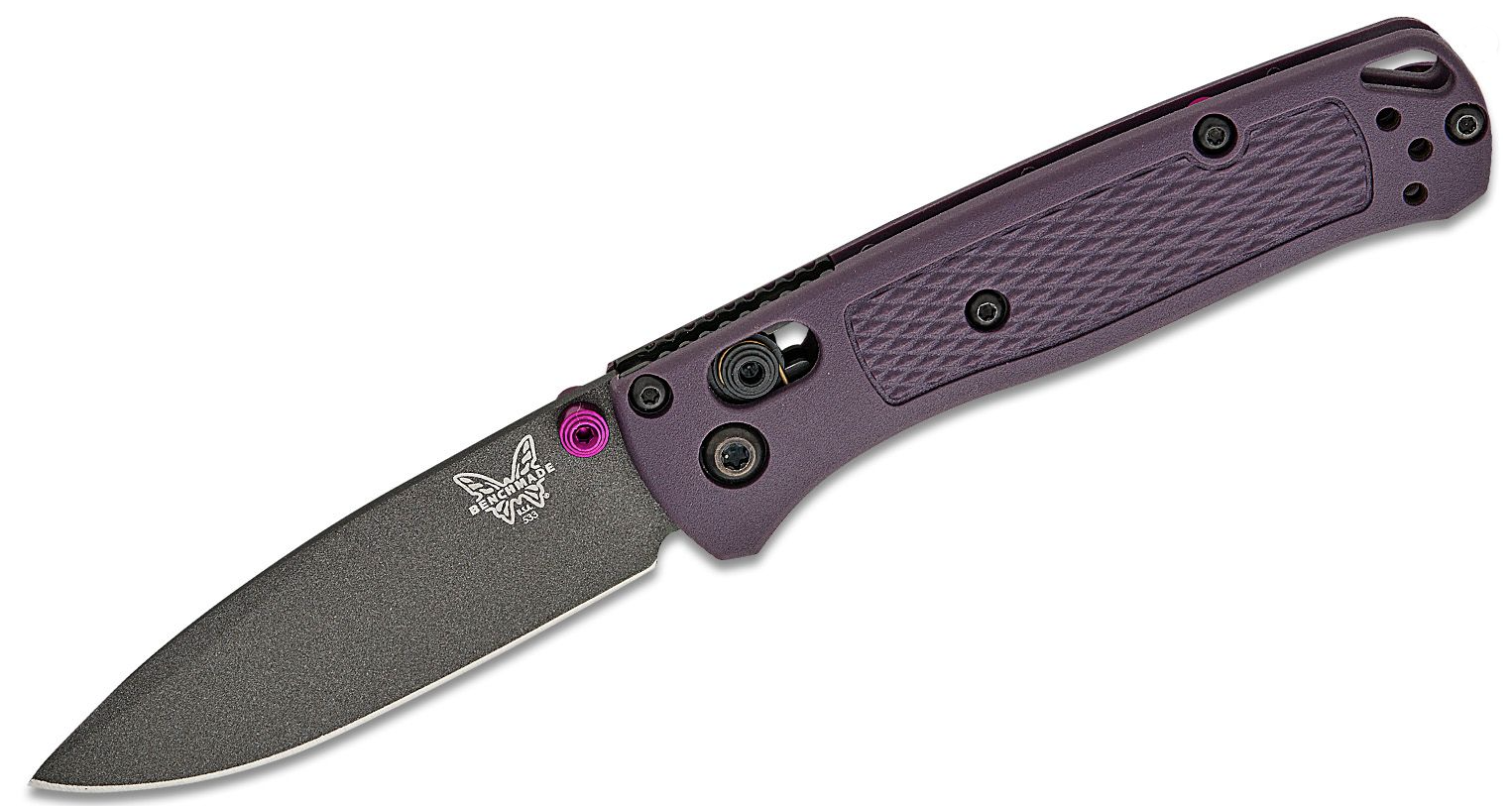 Benchmade Mini Bugout, Dark Purple Grivory - 533GY-09 - Benchmade