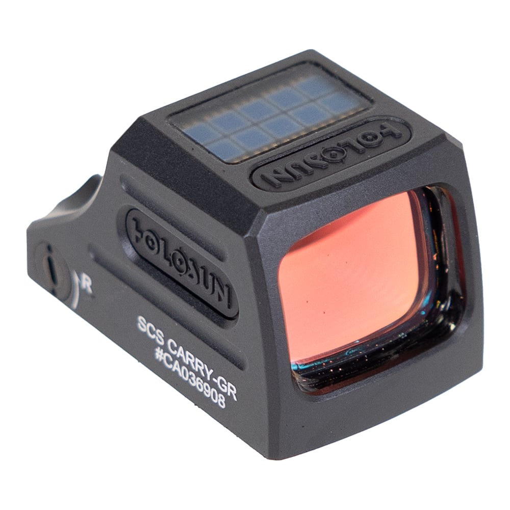 Holosun SCS Carry Solar Charging "K" Compact Green Dot, Black- SCS-CARRY-GR - Holosun