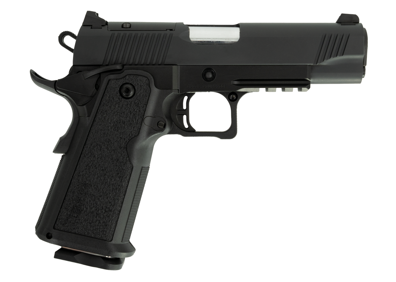 Tisas 1911 Carry DS 9mm 4.25" 17rd Pistol, Black - 12500001 - Tisas