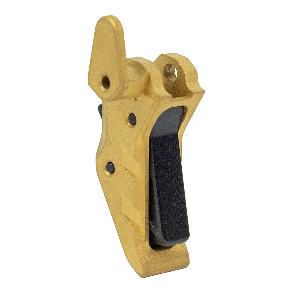 Tyrant CNC Sig Sauer P365 Intellifire Trigger Gold w/ Black Blades - TD-P365-TRIG-GOLD-BLACK - Tyrant Designs Cnc