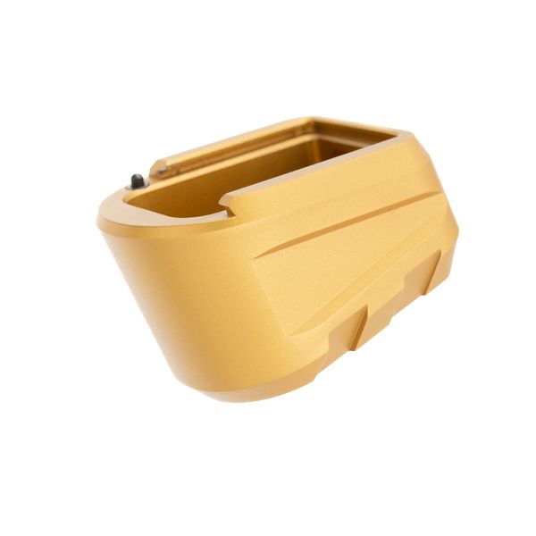 Tyrant CNC Sig Sauer P365 X-Macro Mag Extension, Gold - TD-P365MAGEX-GOLD - Tyrant Designs Cnc